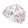 thumbnail image 1 of Pofeuu Rose Flower B Print Beanie Hat for Men and Women Winter Warm Hats Knit Slouchy Thick Skull Cap, 1 of 7