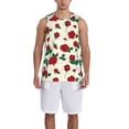 thumbnail image 1 of Pofeuu Rose Flowers Print Basketball Jersey, Shirts for Men Youth Basketball Jersey Crew Neck-3X-Large, 1 of 6