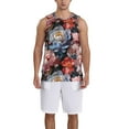 thumbnail image 1 of Pofeuu Rose Flowers Print Basketball Jersey, Shirts for Men Youth Basketball Jersey Crew Neck-Medium, 1 of 6