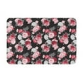 thumbnail image 1 of Pofeuu Rose Flowers Print Flannel Doormats Rug16"x24"Rug Washable Doormats Indoor Outdoor Rugs for Layered Front Door Mats, Porch, Kitchen, Entryway, 1 of 7