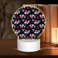 thumbnail image 1 of Pofeuu Rose Flowers Print LED Christmas Night Light Lamp Base Gift DIY 3D Clear Acrylic Blank Engrave Sheets for Room Cafe Bar Birthday Party Decoration, 1 of 9