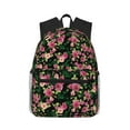 thumbnail image 1 of Pofeuu Rose Flowers Print Laptop Backpack Travel Canvas Backpack for School Lightweight and Comfortable Backpack College Backpack Schoolbag, 1 of 6