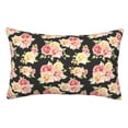 thumbnail image 1 of Pofeuu Rose Flowers Print Polyester Microfiber Plush Pillowcases, Super Soft and Cozy Pillow Case Covers with Envelop Closure（Pillow core not included）-14"x20", 1 of 6