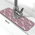 thumbnail image 1 of Pofeuu Rose Flowers Print Splash Guard for Sink Faucet Sink Gadgets-Splash Guard Behind Faucet Drip Catcher for Kitchen, Bathroom,Sink Mat, 1 of 7