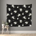 thumbnail image 1 of Pofeuu Rose Flowers Print Wall Tapestry Decoration Wall Hanging Tapestry 60 x 51 Inch, 1 of 6