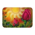 thumbnail image 1 of Pofeuu Rose Psychedelic Print Hem Mat 40x60 - Multipurpose Doormat for Indoor & Outdoor Use - Welcome Your Guests with our Entrance Mat, 1 of 6