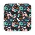 thumbnail image 1 of Pofeuu Rottweiler Print Leather Coasters Set of 6, Round Cups Mugs Mat Pad for Home Kitchen Heat Resistant Drink Coasters,Square, 1 of 7
