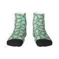 thumbnail image 1 of Pofeuu SHIBA WITH FLORAL Print 30cm Socks, Adult Running Hiking Socks for Youth and Adult, 1 of 7