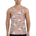 thumbnail image 1 of Pofeuu Sailboats And Palm Tree Print Men's Workout Tank Tops Sleeveless Muscle Gym Shirt Quick Dry-3X-Large, 1 of 7