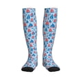 thumbnail image 1 of Pofeuu Sailboats On A Waves Print Compression Socks for Women & Men Circulation - Best Support for Nurses,Running,Athletic,Sports, 1 of 7