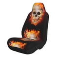 thumbnail image 1 of Pofeuu Satanic Skull Print Automotive Car Seat Covers Flat Cloth Full Set Seat Covers,Car Seat Covers front seats for Cars Trucks and SUVs-2 PCS, 1 of 9