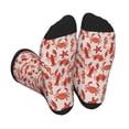 thumbnail image 1 of Pofeuu Sea Creatures Print Crew Socks, Adult Running Hiking Socks for Youth and Adult, 1 of 7