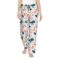 thumbnail image 1 of Pofeuu Sea Life 1 Print Women's Fashion Pajama Pants with Pockets Comfy Drawstring Sleep Lounge Bottoms-Medium, 1 of 6