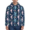 thumbnail image 1 of Pofeuu Seahorses And Plants Print Mens Casual Hooded Collar Drawstring Hoodies Pullover Sweatshirts Casual Long Sleeve Shirts-XX-Large, 1 of 7