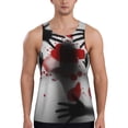 thumbnail image 1 of Pofeuu Shadows Behind Print Men's Workout Tank Tops Sleeveless Muscle Gym Shirt Quick Dry-Medium, 1 of 7