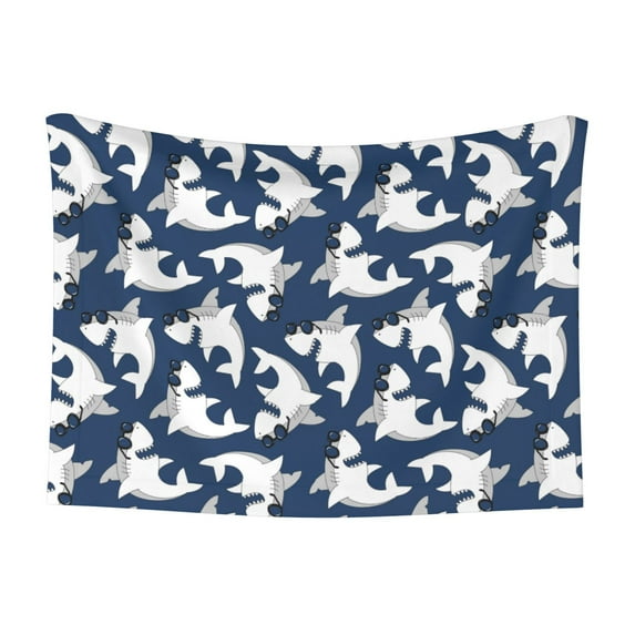 Pofeuu Shark Print Puppy Blanket,Dog Blankets,Pet Blanket Cozy Cat Blankets for Indoor Cats, Fuzzy Pet Blanket for Kitten Doggy Dog Blankets-Large
