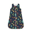 Pofeuu Shells and Seaweed Print Baby Unisex Baby Wearable Sleeping Bag