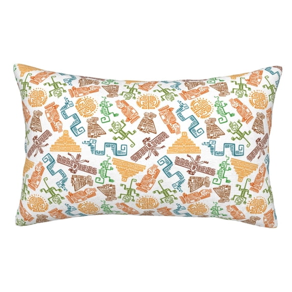 Pofeuu Simple Drawing Print Polyester Microfiber Plush Pillowcases, Super Soft and Cozy Pillow Case Covers with Envelop Closure(Pillow core not included)-16"x24"