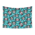 thumbnail image 1 of Pofeuu Skull Cat Print Puppy Blanket,Dog Blankets,Pet Blanket Cozy Cat Blankets for Indoor Cats, Fuzzy Pet Blanket for Kitten Doggy Dog Blankets-Small, 1 of 8