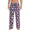 thumbnail image 1 of Pofeuu Skull colorful mushroom rainbow Print Men's Pajama Pants, Soft Lounge Pajama Pants with big pockets for Men Plaid Pj Bottoms-X-Large, 1 of 6