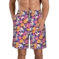 thumbnail image 1 of Pofeuu Skull daisy flower Prin Men's Swim Trunks Quick Dry Bathing Suit Swimming Board Shorts Mesh Lining Beach Swimwear-Medium, 1 of 6