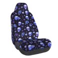 thumbnail image 1 of Pofeuu Skull flower leaf purple Print Automotive Car Seat Covers Flat Cloth Full Set Seat Covers,Car Seat Covers front seats for Cars Trucks and SUVs, 1 of 5