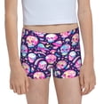 thumbnail image 1 of Pofeuu Skull mushroom colorful cute Print Soft Cotton Girls Boyshort panties Toddler Underwear-X-Large, 1 of 5