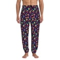 thumbnail image 1 of Pofeuu Skull mushroom rainbow color Print Sweatpants for Men, Men's Lounge Pants, Men's Athletic Pants, Men's Sweat Pants with Pockets-XX-Large, 1 of 5