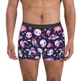 thumbnail image 1 of Pofeuu Skull mushroom space Print Men’s Boxer Briefs, Moisture-Wicking Underwear, Regular,Trunk-Medium, 1 of 5