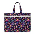 thumbnail image 1 of Pofeuu Skull rainbow star mushroom Print Laptop Bag Carrying - Computer Bag Laptop Case Shoulder Slim Work Travel, 1 of 8