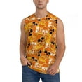 thumbnail image 1 of Pofeuu Skulls Print Men's Muscle T-Shirt, Sleeveless, Muscle Tank, Classic Muscle Tee Top For Men Casual Sleeveless Muscle T-Shirt Trendy Clothes-Large, 1 of 7
