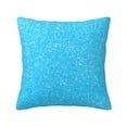 thumbnail image 1 of Pofeuu Sky Blue Glitter Print Double-sided plush pillowcase Square Throw Pillow Covers Pillows Cover for Living Room Bedroom Sofa Couch Cushion Cover（No pillow core）-12"x12", 1 of 7