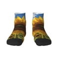 thumbnail image 1 of Pofeuu Sky Golden Sunflower Field Print 30cm Socks, Adult Running Hiking Socks for Youth and Adult, 1 of 7
