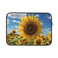 thumbnail image 1 of Pofeuu Sky Golden Sunflower Field Print Laptop Carrying Case,13-15-Inch Laptop and Tablet, Sleek Design, Durable and Water-Repellent Fabric, Business Casual or School-15 inch, 1 of 8