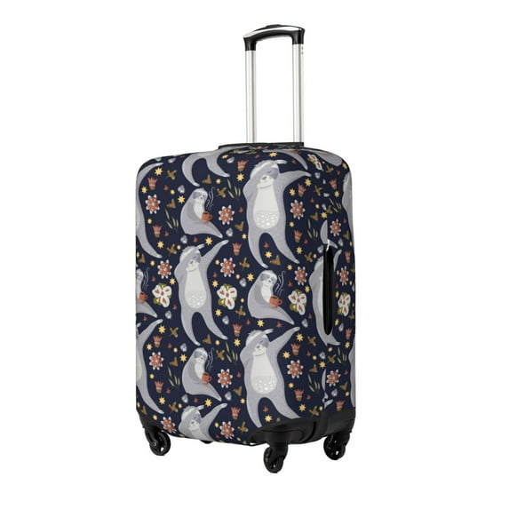 Pofeuu Sloths Dancing Print Luggage Suitcase Cover Protector Luggage Washable Covers Aesthetic for 18/24/28/32 inch Luggage(No luggage included)-X-Large