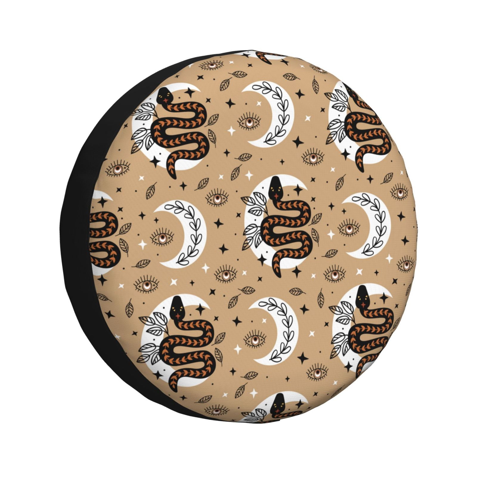 Pofeuu Snake And Flower Print Spare Tire Wheel Cover for Car Truck SUV Camper Universal Fit