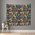 thumbnail image 1 of Pofeuu Snake And Flower Print Wall Tapestry Decoration Wall Hanging Tapestry 60 x 51 Inch, 1 of 6