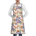 thumbnail image 1 of Pofeuu Snake Print Aprons with Pockets, Cute Aprons for Kitchen, Cooking, Server, Barber, Chef Apron, 1 of 7