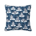 thumbnail image 1 of Pofeuu Snow Penguin Print Double-sided plush pillowcase Square Throw Pillow Covers Pillows Cover for Living Room Bedroom Sofa Couch Cushion Cover（No pillow core）-20"x20", 1 of 7
