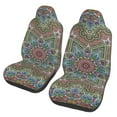 thumbnail image 1 of Pofeuu Snowflake Colorful Print Automotive Car Seat Covers Flat Cloth Full Set Seat Covers,Car Seat Covers front seats for Cars Trucks and SUVs(Two packs), 1 of 7