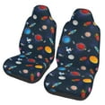 thumbnail image 1 of Pofeuu Space Cartoon Print Automotive Car Seat Covers Flat Cloth Full Set Seat Covers,Car Seat Covers front seats for Cars Trucks and SUVs(Two packs), 1 of 7