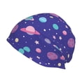 thumbnail image 1 of Pofeuu Space Print Beanie Hat for Men and Women Winter Warm Hats Knit Slouchy Thick Skull Cap, 1 of 7