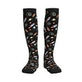 thumbnail image 1 of Pofeuu Space Rocket Print Compression Socks for Women & Men Circulation - Best Support for Nurses,Running,Athletic,Sports, 1 of 7