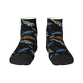 thumbnail image 1 of Pofeuu Space Rockets Print 30cm Socks, Adult Running Hiking Socks for Youth and Adult, 1 of 7