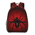 thumbnail image 1 of Pofeuu Spider on the Web Print Backpack for Men and Women - Basic Bookbag Casual Daypack Backpacks for College Work Travel-One Size, 1 of 5