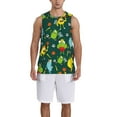 thumbnail image 1 of Pofeuu Sport Monster Print Basketball Jersey, Shirts for Men Youth Basketball Jersey Crew Neck-X-Large, 1 of 6