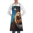 thumbnail image 1 of Pofeuu Squirrel Sleeping In Tree Print Aprons with Pockets, Cute Aprons for Kitchen, Cooking, Server, Barber, Chef Apron, 1 of 7