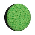 thumbnail image 1 of Pofeuu St Patrick's Day Print Spare Tire Wheel Cover for Car Truck SUV Camper Universal Fit Spare Tire Cover RV Spare Tire Covers-14 inch, 1 of 6