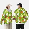 thumbnail image 1 of Pofeuu St. Patrick's Day3 Print Sun Protection Outdoor Lightweight Full Zip UV Cooling Hoodie Long Sleeve Summer Clothing for Outdoor Hiking-3X-Large, 1 of 5