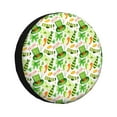 thumbnail image 1 of Pofeuu St. Patrick's day Print Spare Tire Wheel Cover for Car Truck SUV Camper Universal Fit Spare Tire Cover RV Spare Tire Covers-14 inch, 1 of 6